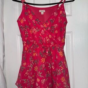 Zhenzi Vibrant Pink Romper